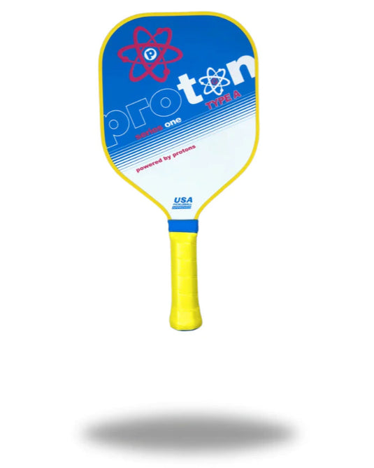 Proton Series One Type A - Tournament Paddle - Blue/White/Red/Yellow