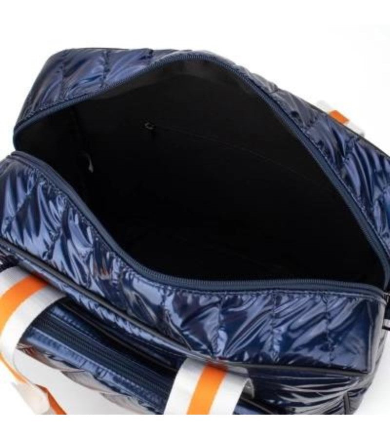Load image into Gallery viewer, Designer Puffer Pickleball Tote Bag - Midnight