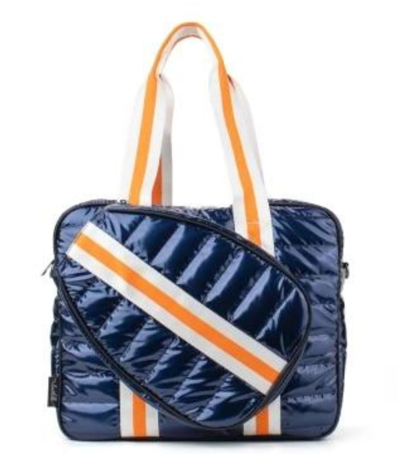 Load image into Gallery viewer, Puffer Pickleball Designer Tote Bag - Midnight