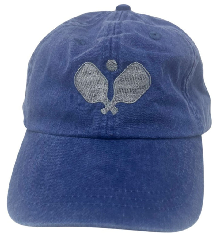 Load image into Gallery viewer, Royal Blue pickleball hat front view