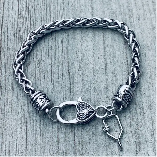 Load image into Gallery viewer, Pickleball Silver Charm Bracelet