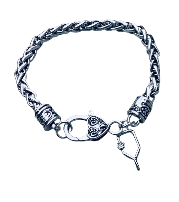 Load image into Gallery viewer, Pickleball Silver Charm Bracelet