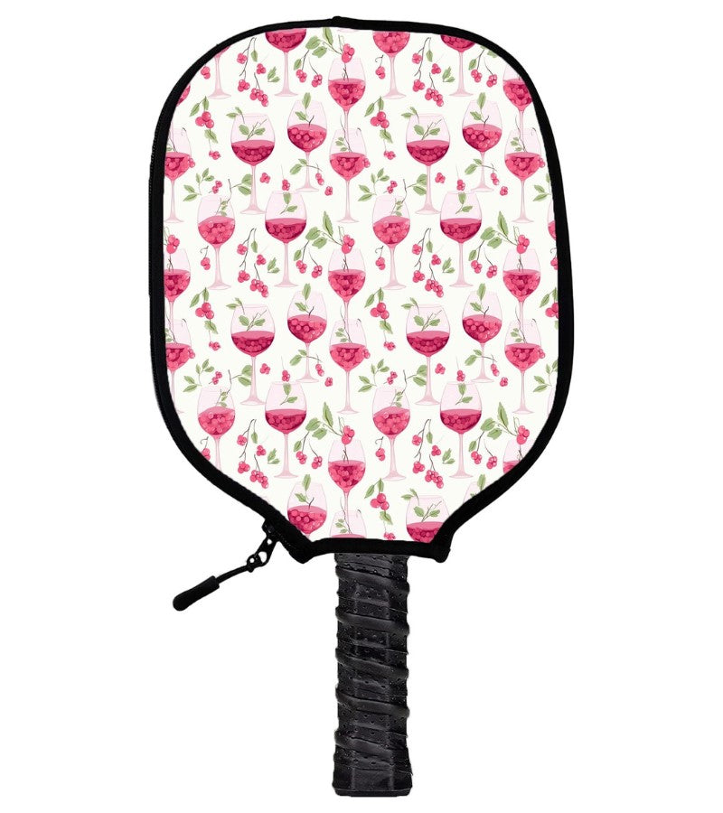 Load image into Gallery viewer, Wine Time Neoprene Pickleball Paddle Cover