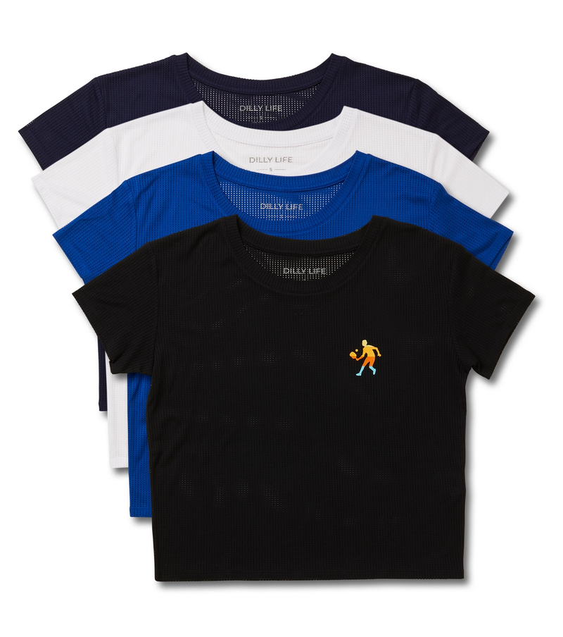 Load image into Gallery viewer, Dilly Life Womens Breathable Court Tee
