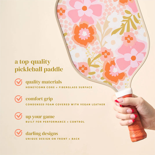 Pickleball Paddle with Matching Cover