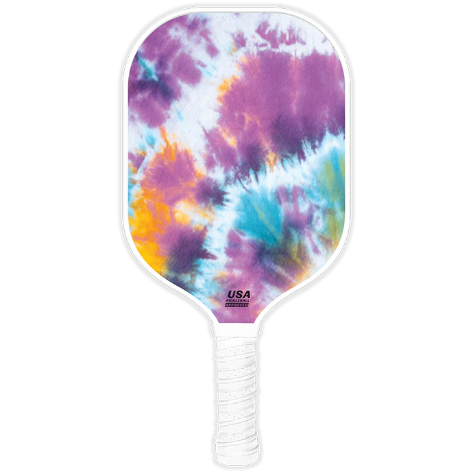 F2 Sports Purple Tie Dye Graphite Pickleball Paddle