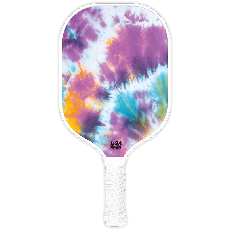 Load image into Gallery viewer, F2 Sports Purple Tie Dye Graphite Pickleball Paddle
