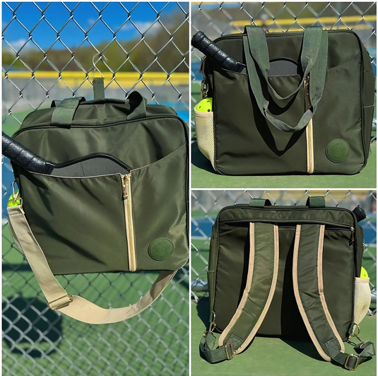 3 in 1 Pickleball Bag - Tote, Backpack, Crossbody