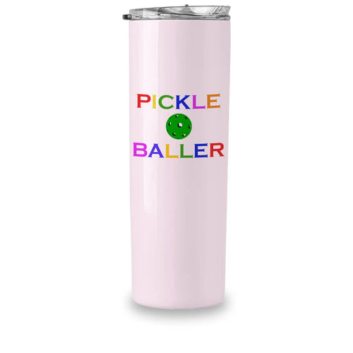 Pickle Baller Pink Coffee Tumbler