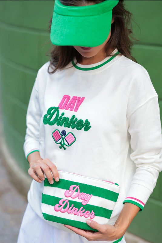 Day Dinker Womens Sweatshirt White