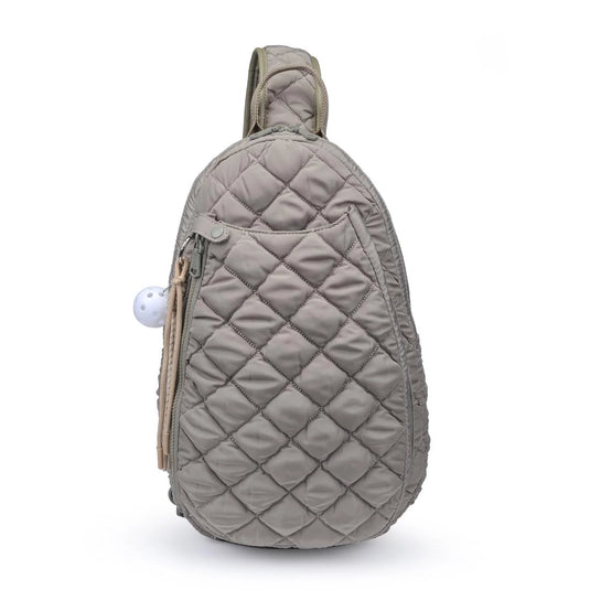 The Ace Pickleball Quilted Sling Bag - Desert Sage