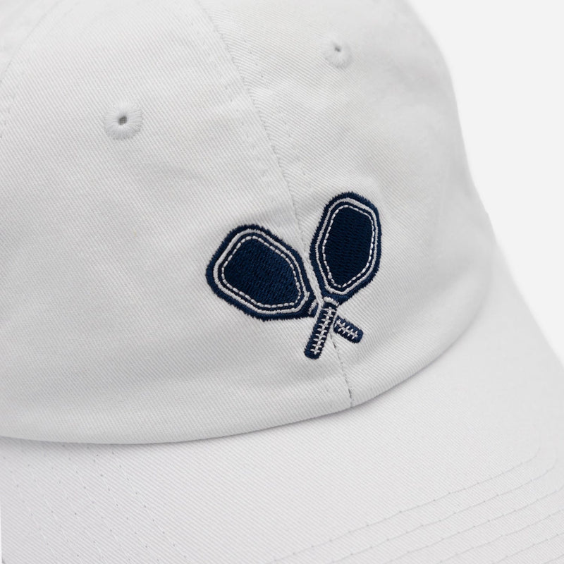 Load image into Gallery viewer, Just Mystic Pickleball Dad Hat White
