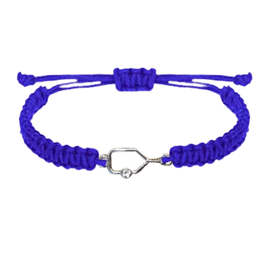 Pickleball Paddle Rope Bracelet - Royal Blue