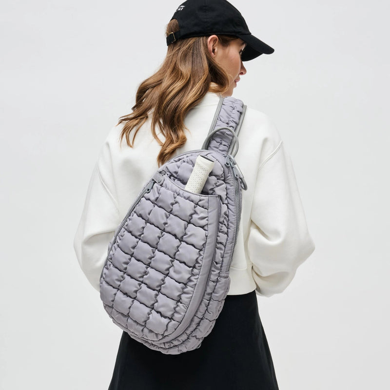 Load image into Gallery viewer, The Ace Pickleball Sling Bag - Grey
