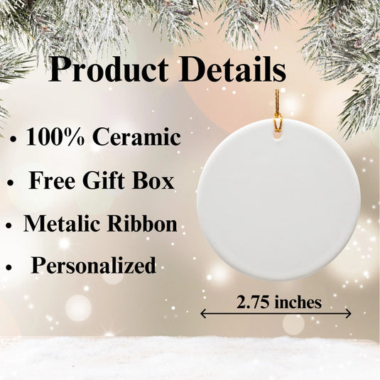 Santa's Favorite Pickleball Player Ornament