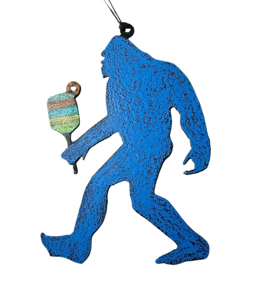 Bigfoot Pickleballer Ornament