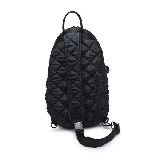 Ace Pickleball Sling Bag Black - Back View