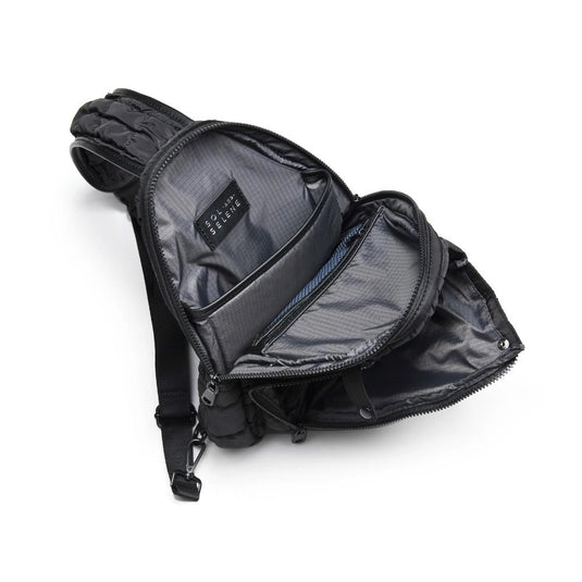 Ace Pickleball Sling Bag Inside View Black