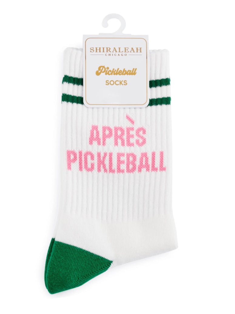 Load image into Gallery viewer, Apres Pickleball Socks for Womens folded with tag
