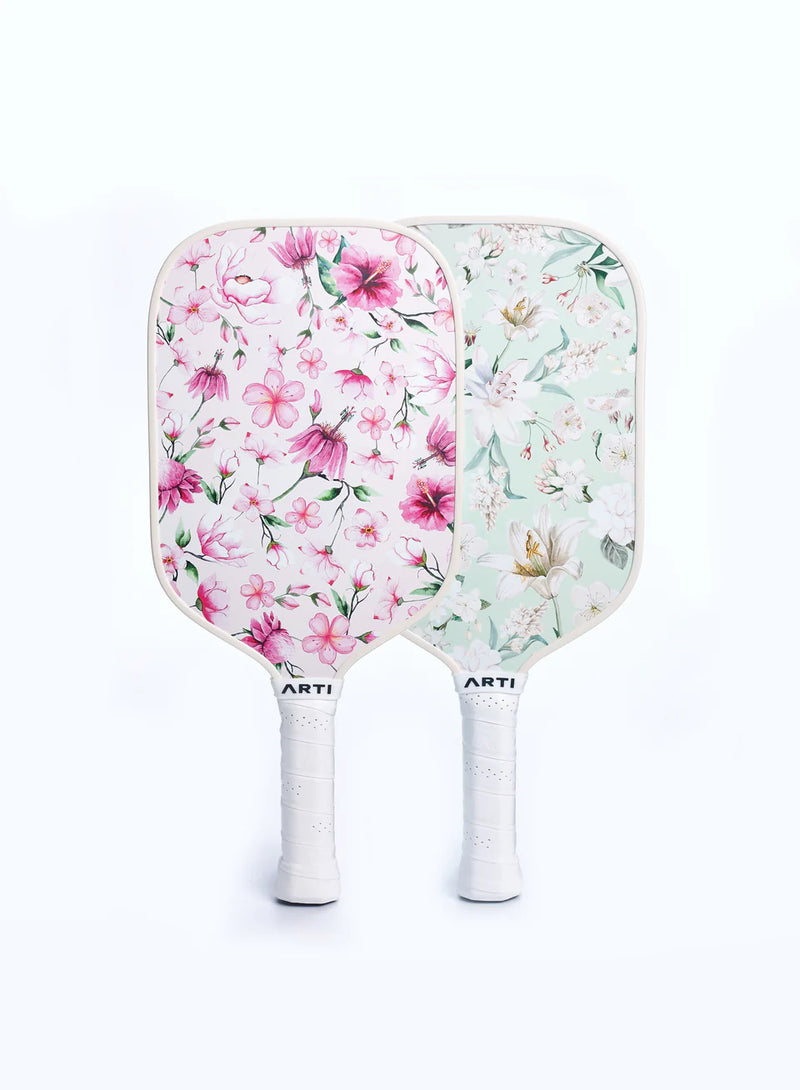 Load image into Gallery viewer, ARTI Flowers Full Pickleball Paddle Set - 16mm
