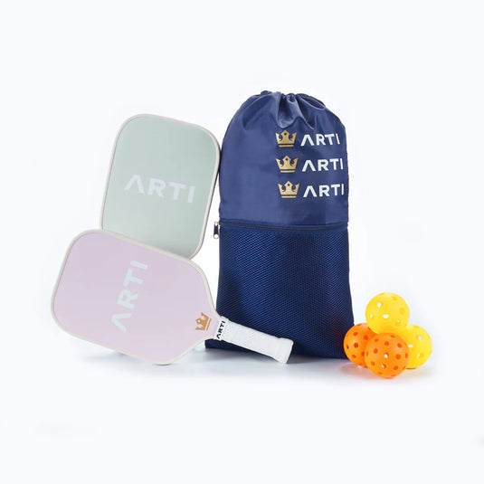ARTI Flowers Full Pickleball Paddle Set - 16mm