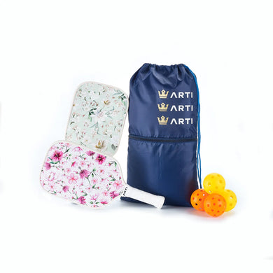 ARTI Flowers Full Pickleball Paddle Set - 16mm