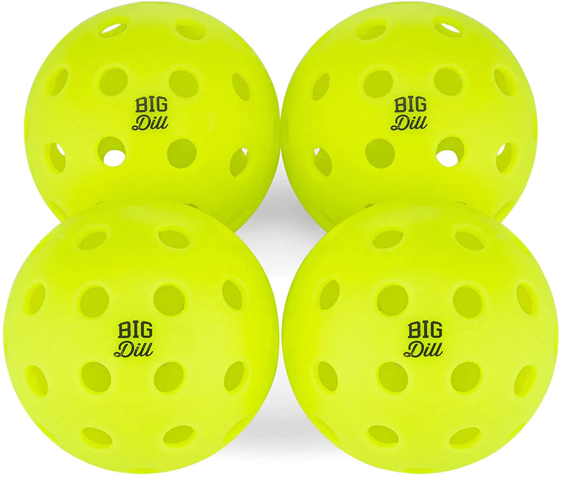 Load image into Gallery viewer, Big Dill Relish Outdoor Pickleball Balls - 4 Pack

