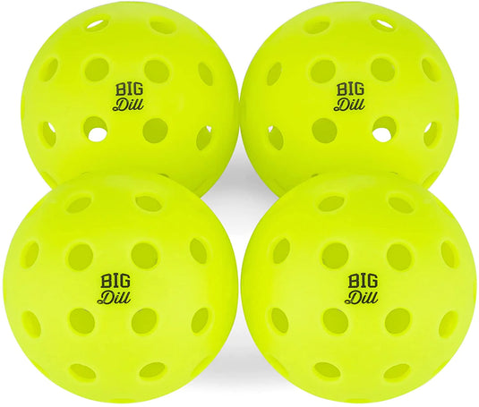 Big Dill Relish Outdoor Pickleball Balls - 4 Pack