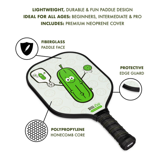 Big Dill Infinity Fiberglass Pickleball Paddle