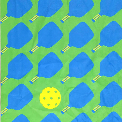 Blue Green Pickleball Microfiber Sport Towel