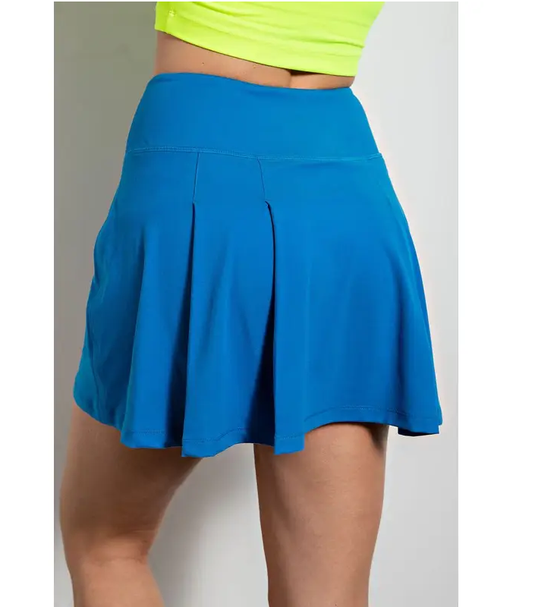 Butter Soft Back Pleat Pickleball Skort