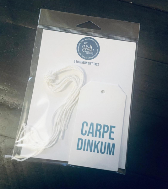 Carpe Dinkum Pickleball Gift Tags - Set of 6