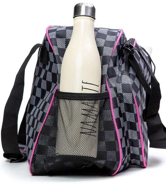 Pik 'le' Ball Checkered Premium Pickleball Tote Bag