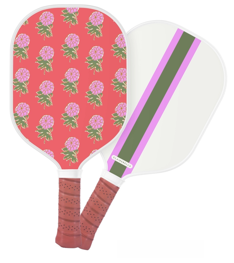Load image into Gallery viewer, Clairebella Kyra Designer Pickleball Paddle Red
