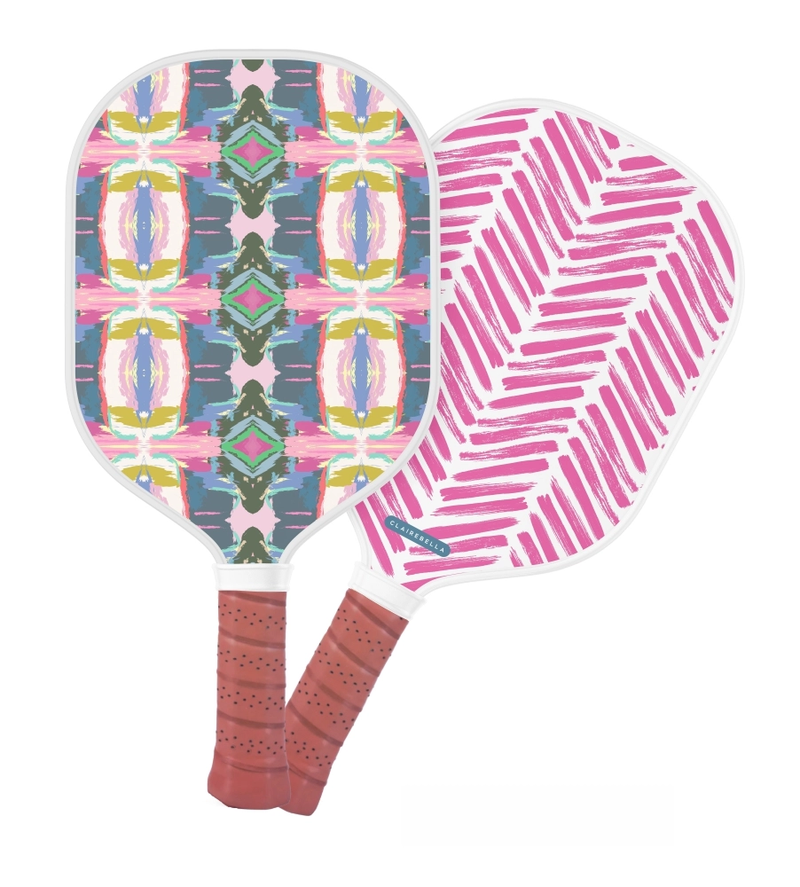 Load image into Gallery viewer, Clairebella Windsong Designer Pickleball Paddle Blue
