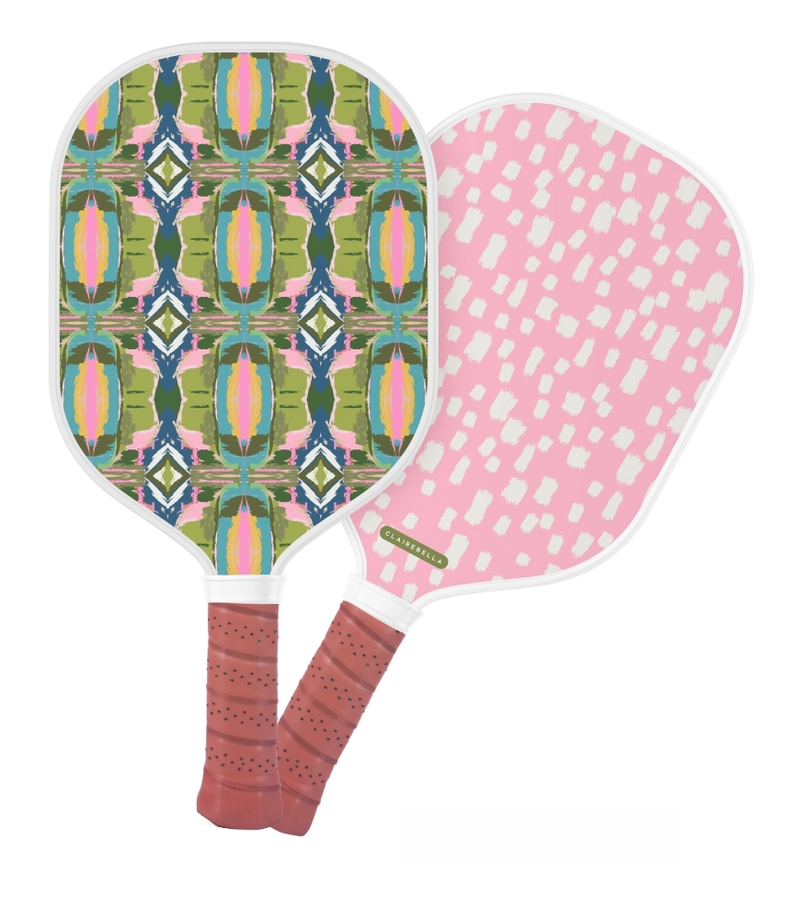 Load image into Gallery viewer, Clairebella Windsong Designer Pickleball Paddle Green
