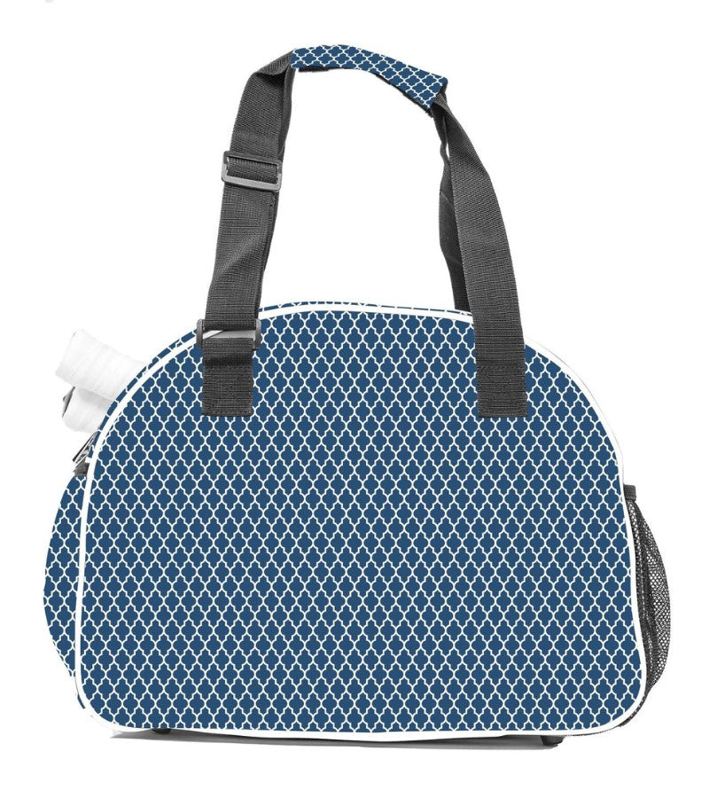 Load image into Gallery viewer, Pik&#39;le&#39;Ball Classy Blue Pickleball Tote Bag
