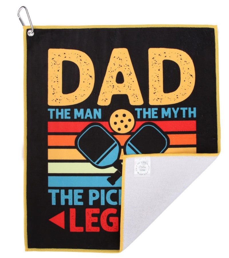 Load image into Gallery viewer, Dad The Pickleball Legend Sport Towel
