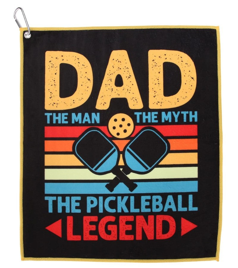 Load image into Gallery viewer, Dad The Pickleball Legend Sport Towel
