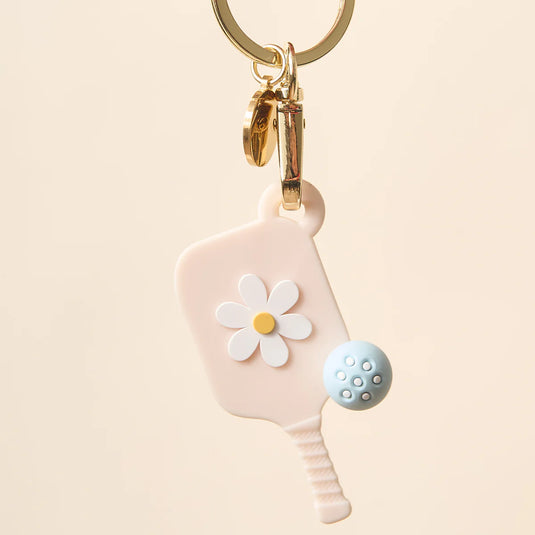 Pickleball Paddle Key Chain - Multiple Colors