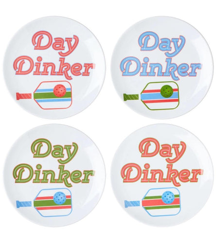 Day Dinker Melamine Appetizer Plates - Set of 4