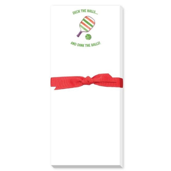 Dink the Balls Christmas Pickleball Notepad