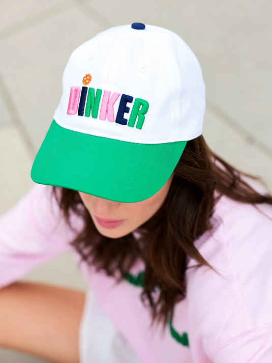 Dinker Embroidered Pickleball Hat on Woman
