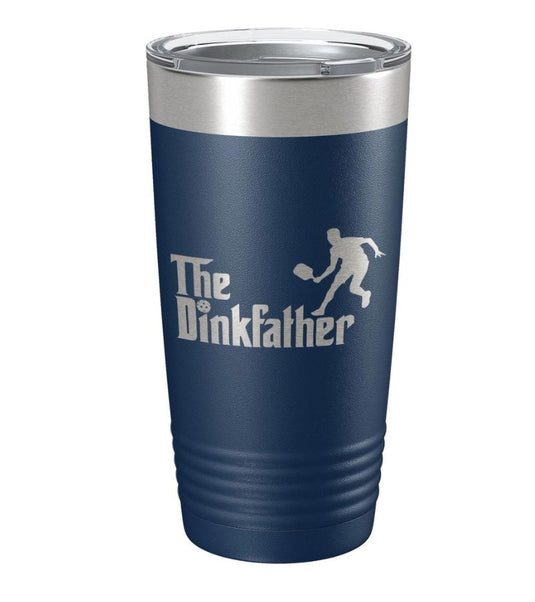 The Dinkfather Pickleball Tumbler - Navy