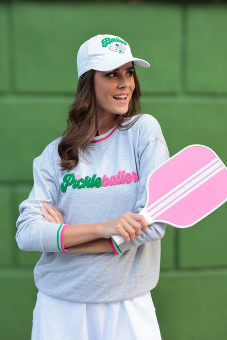 Pickleballer Crew Neck Sweatshirt