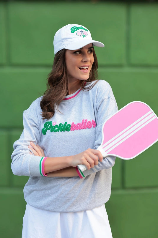 Pickleballer Crew Neck Sweatshirt