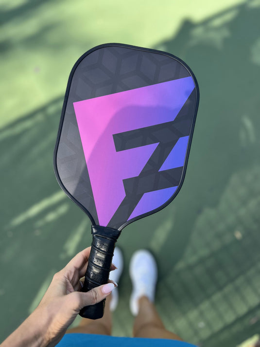 F2 Sports Sporty Purple Graphite Pickleball Paddle