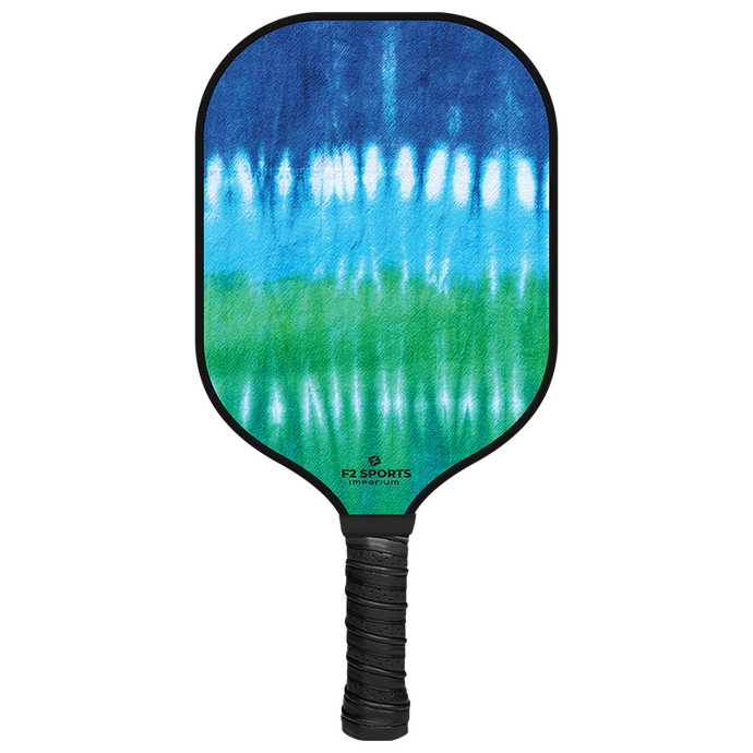 F2 Sports Tie Dye Graphite Pickleball Paddle Green