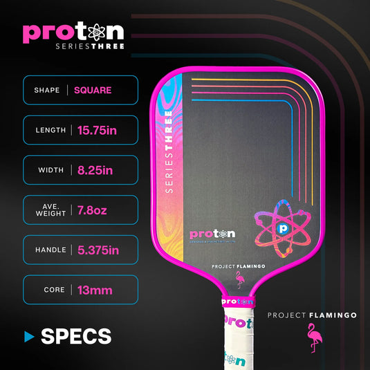 Proton Series Three Project Flamingo Paddle Blue - Elongated Proton Series Three Project Flamingo Paddle Blue - Elongated
