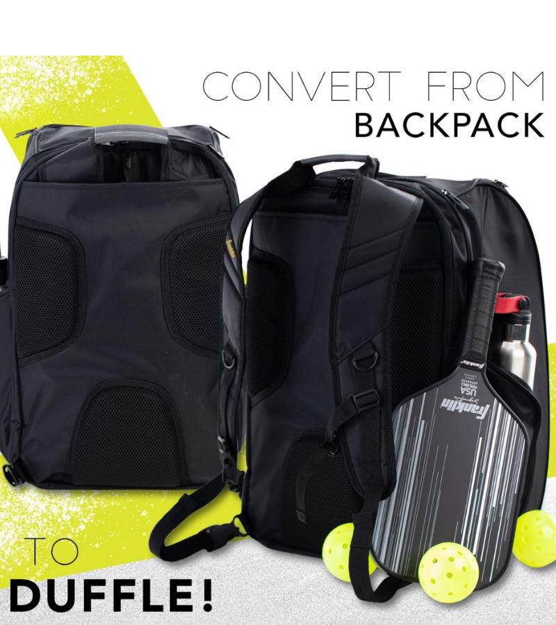Load image into Gallery viewer, Franklin Elite Hybrid Pickleball Backpack Black
